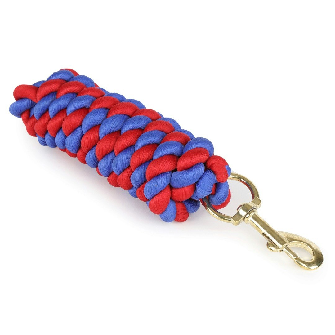 Shires Wessex Horse Leadrope - Royal Blue/Red - One Size
