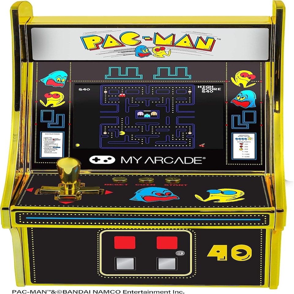 image 1 of Pac-Man 40th Anniversary Micro Player Pro 6.7" Portable Retro Arcade (Premium Edition)