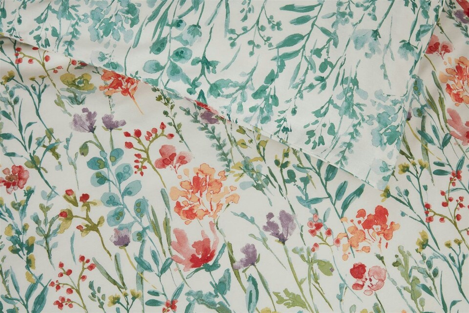 image 1 of Amaryllis Duvet Cover Set - Multi | Multi | Super King