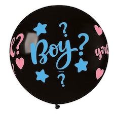 Gender Reveal Bio Latex Jumbo Balloon 80cm / 31 in