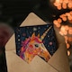 image 3 of Magical Unicorn Colourful Ornate Flower Daughter Son Birthday Card