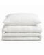 image 2 of Velosso Saville Embossed Geometric Pattern Duvet Cover and Pillowcase Set