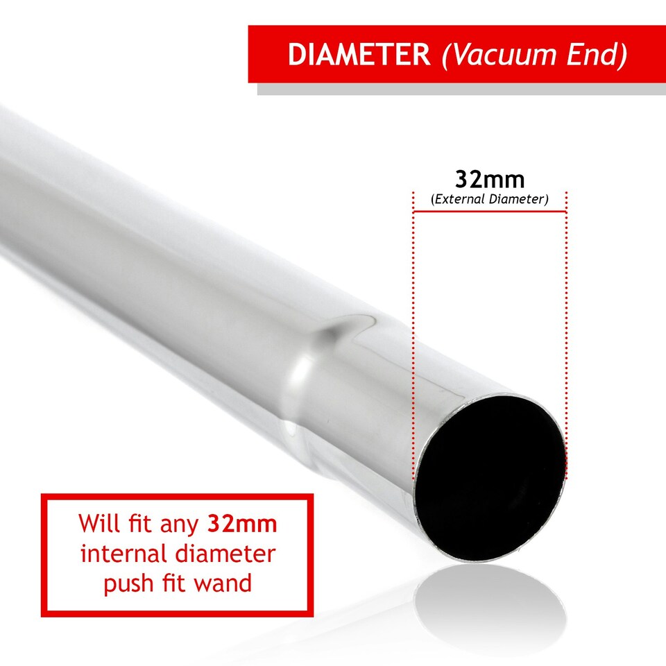 image 1 of SPARES2GO Mini Tool Rod Kit compatible with Numatic Henry Hetty Vacuum Telescopic Tube Pipe Set 32mm