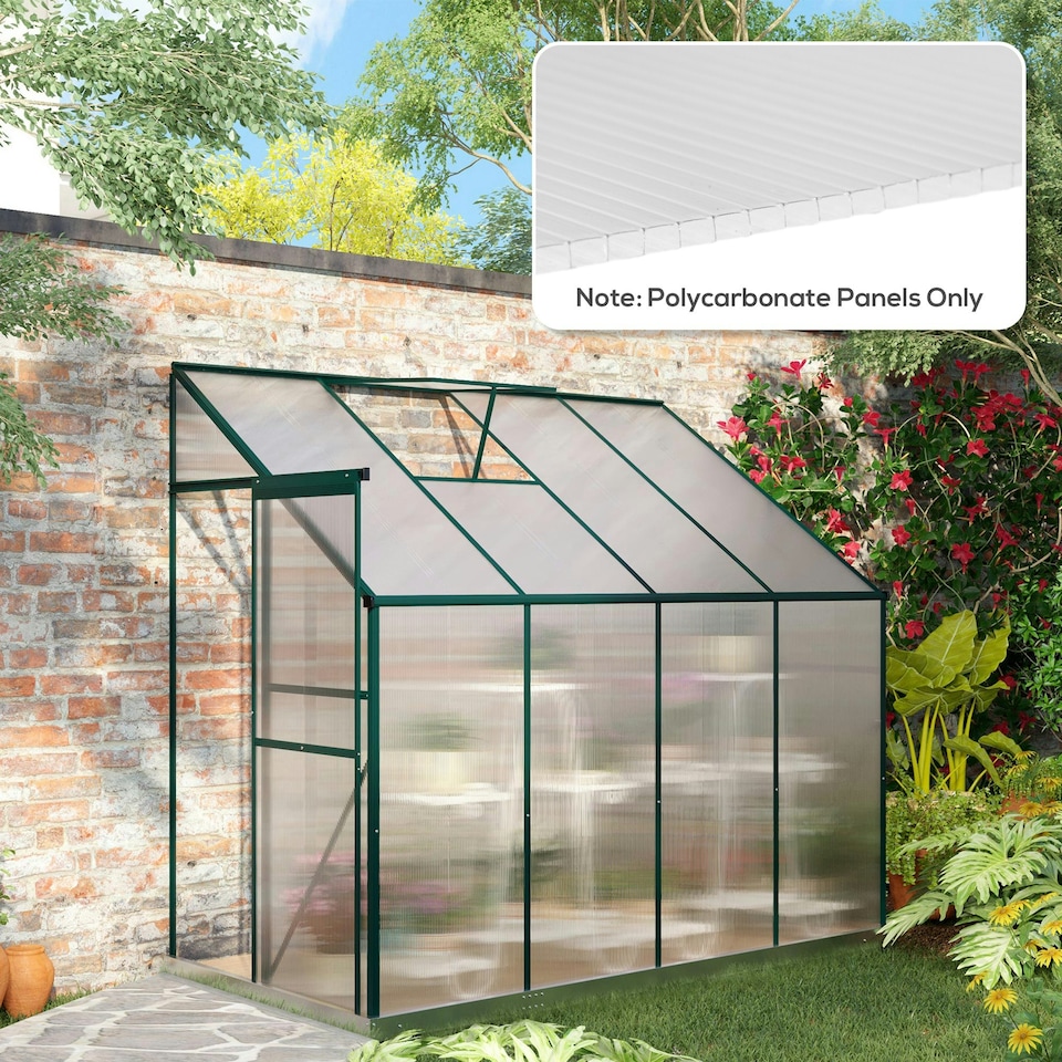 image 1 of Outsunny 14 Pieces Twin-Wall Greenhouse Polycarbonate Sheets