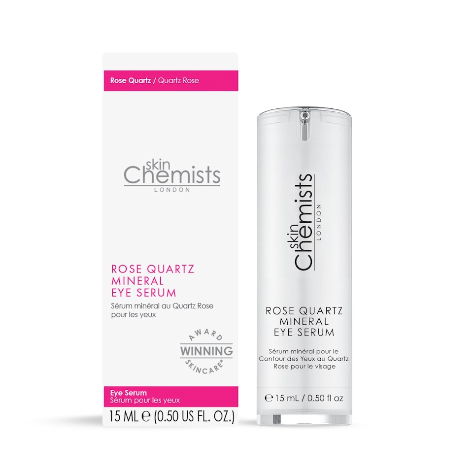 image 1 of skinChemists Rose Quartz Mineral Eye Serum 15ml x 2 Duo Set