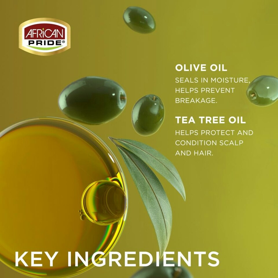image 1 of African Pride Olive Miracle Olive And Tea Tree Strengthening Treatment 170 g | Cream