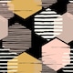 image 3 of Hexagon trending (Canvas print) 66cm x 66cm