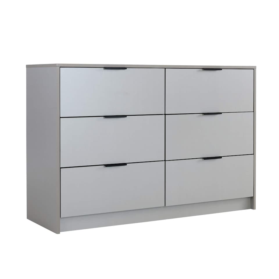 image 1 of Phoenix Chest Of 5 Drawers Bedroom Furniture Clothing Storage Organiser Unit | Grey