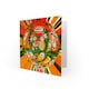 image 2 of Abstract Design Klimt Theme Art Blank Just to Say Card