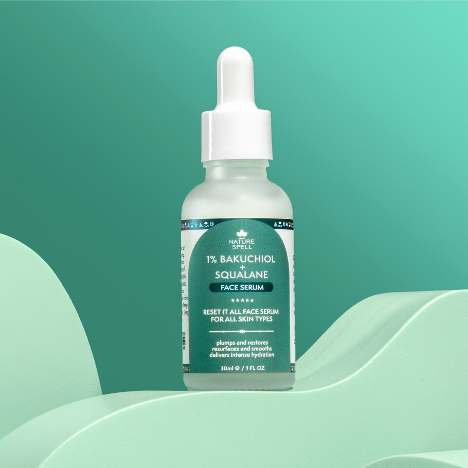 image 1 of Nature Spell 1% Bakuchiol Vegan Retinol & Squalane Face Serum