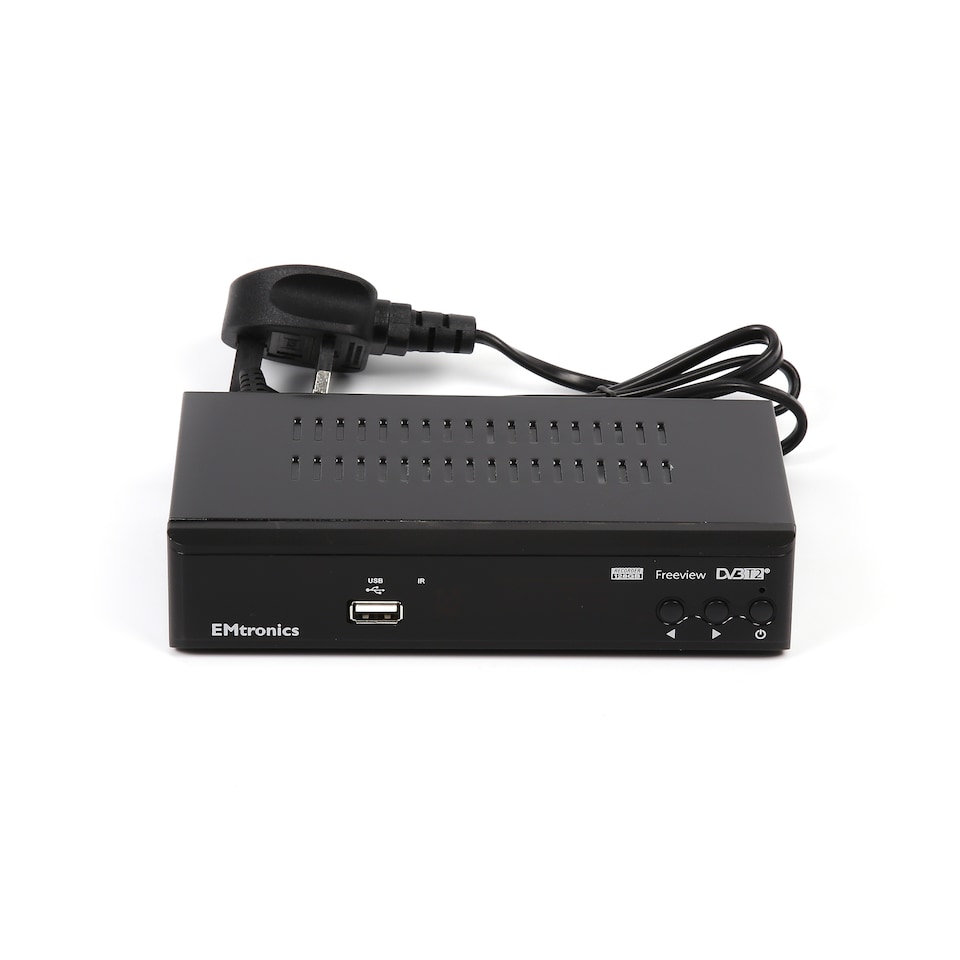 image 1 of EMtronics 128GB Freeview Box Set-Top Digibox Recorder - Black