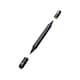 image 4 of Swiss Peak Storm Twin Tip Recycled Aluminium Pen - Black - One Size