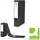image 2 of Pack of 10 70mm A4 Polypropylene Black Lever Arch Files