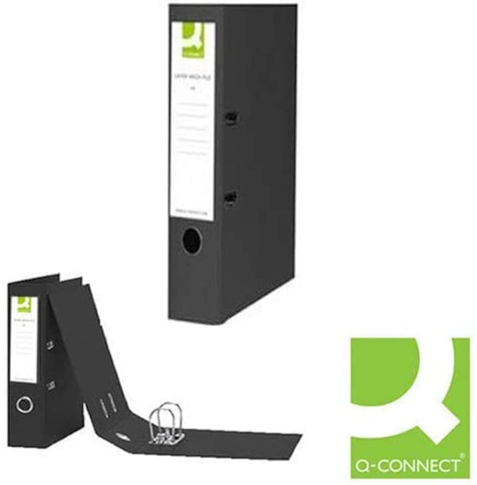 image 1 of Pack of 10 70mm A4 Polypropylene Black Lever Arch Files