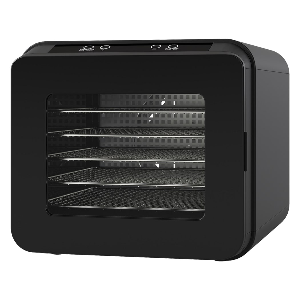 Spector Electric Food Dehydrator 6 Stainless Steel Trays Touch Control 72H Timer