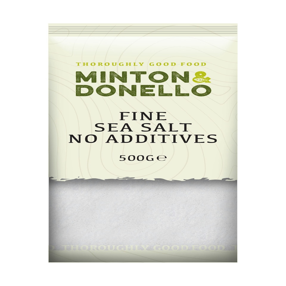 image 1 of Minton & Donello Fine Sea Salt No Additives 6 x 500g