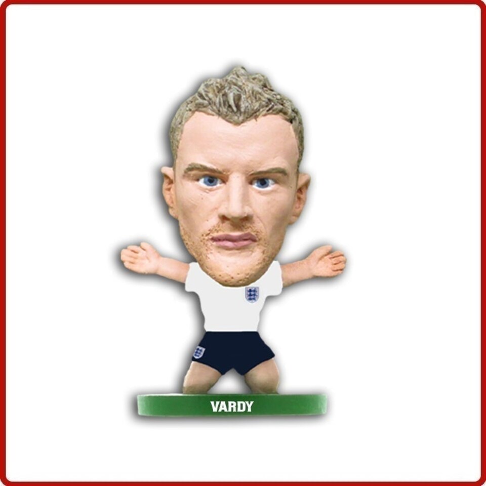 image 1 of Soccerstarz - England - Jamie Vardy - Home Kit 2018