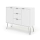 image 1 of Augusta White, Medium Sideboard With 2 Doors, 3 Drawers White
