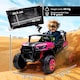 image 5 of AIYAPLAY 24V Electric Ride on Car, 2-Seater Electric Car for Kids with Remote Control, Light, Bluetooth, Soft Start, Suspension Spring, 2 Motors Children Ride on Toy UTV Truck | Pink