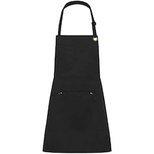 Dennys Unisex Adult Le Chef Full Apron - Black - One Size