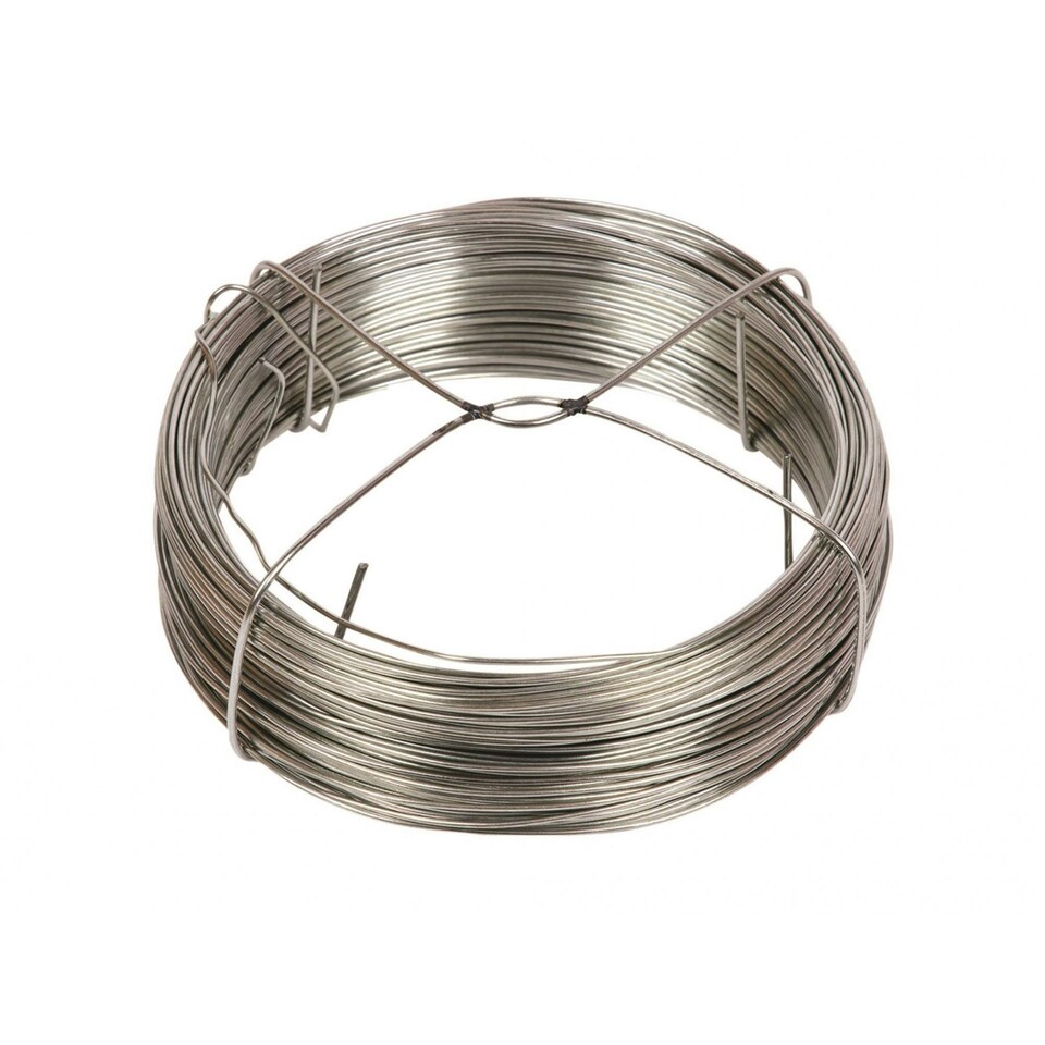 Gardman Galvanised Wire 1.0mm X 50m - Galvanised - 1.0mm &Oslash; x 50m (L)