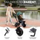 image 5 of Kinderkraft Tricycle Stroller Aveo Grey