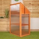 image 7 of Samuel Alexander Wooden Mini Greenhouse Cold Frame - Small Greenhouse H120 x W69 x D49cm