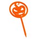 image 3 of Halloween Characters Acrylic Cake Pick Toppers - Pack of 4