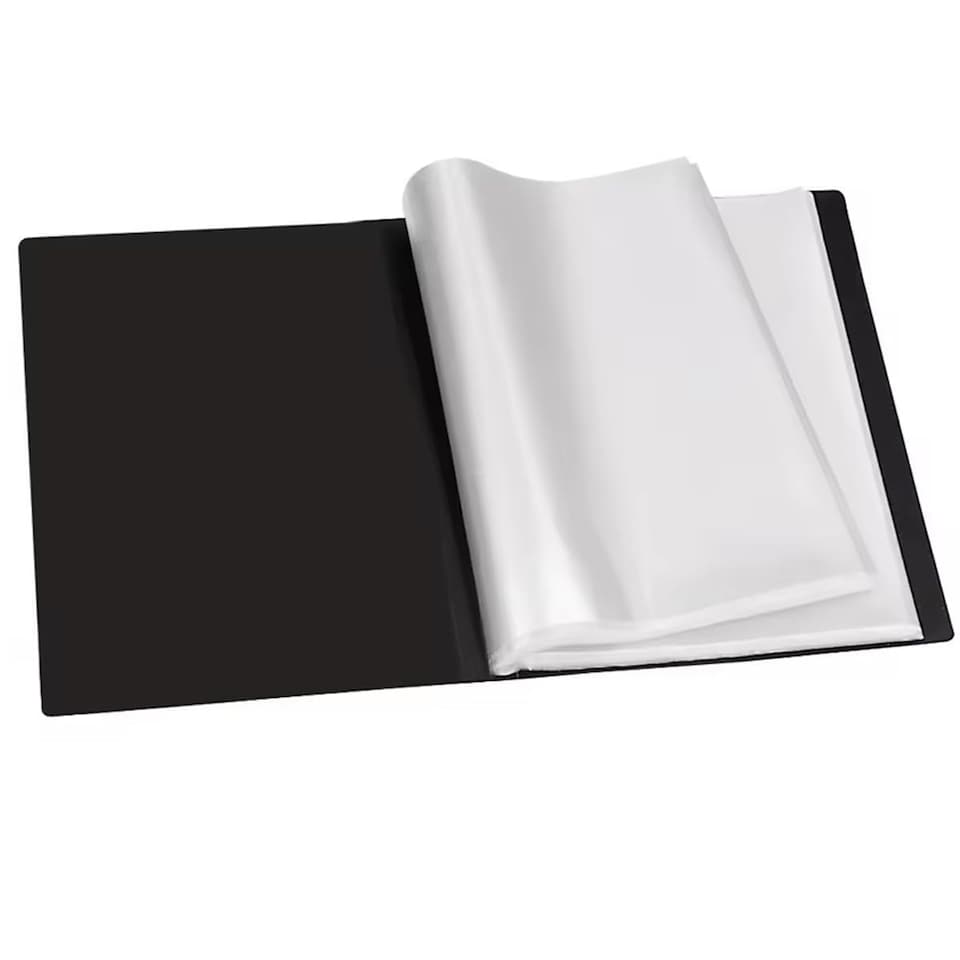 image 1 of KAV A4 Display Presentation Book - 40 Pockets, 80 Views - Acid Free Copy Safe Durable PP Material Polly Pocket Folder Pack of 6