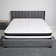 image 3 of 8 Inch Deep Black and White 3D Airflow Micro Quilted Foam Free Mattress | Black | King