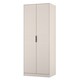 image 4 of Islay Tall Double Wardrobe in Kashmir Matt (Ready Assembled) | Cream | Kashmir Matt