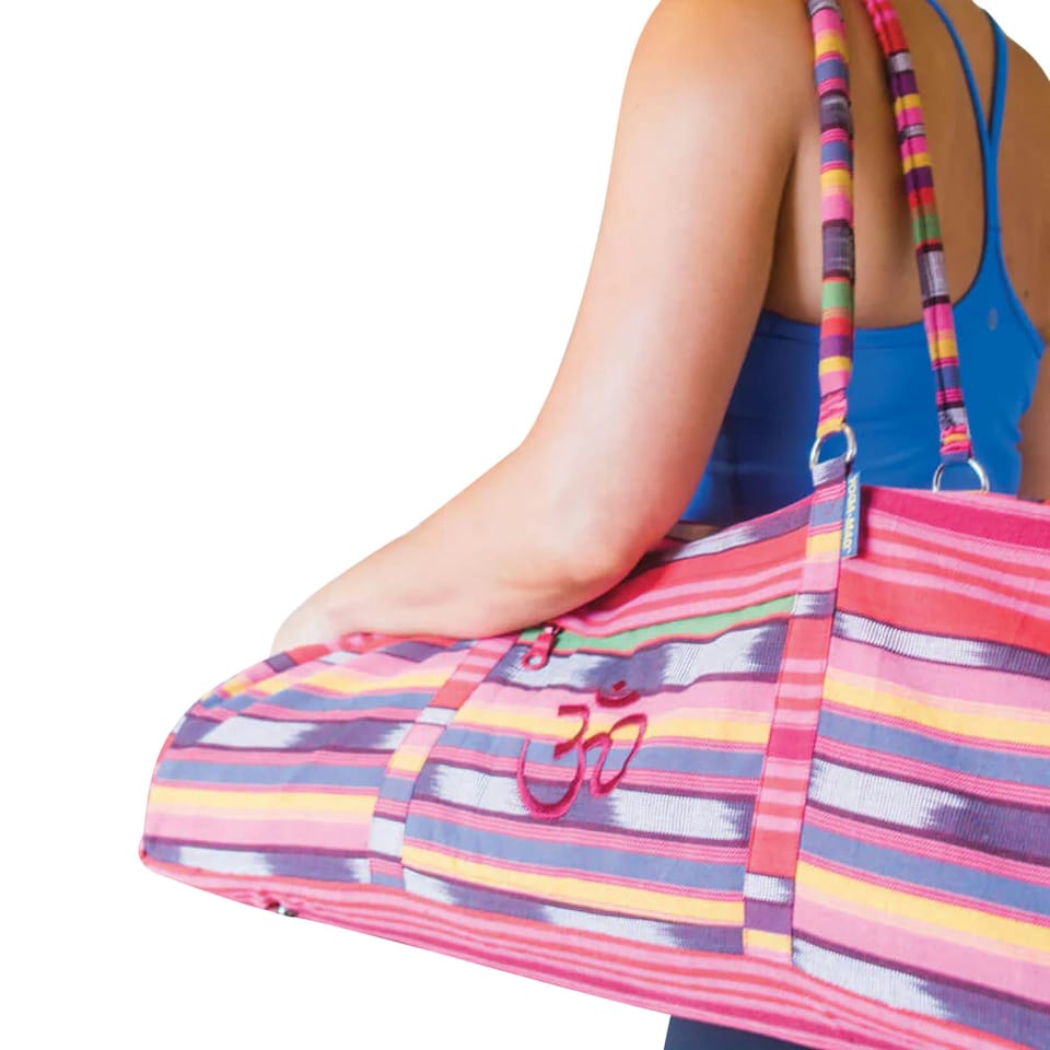 image 1 of Yoga-Mad Deluxe Yoga Kit Bag - Pink - One Size