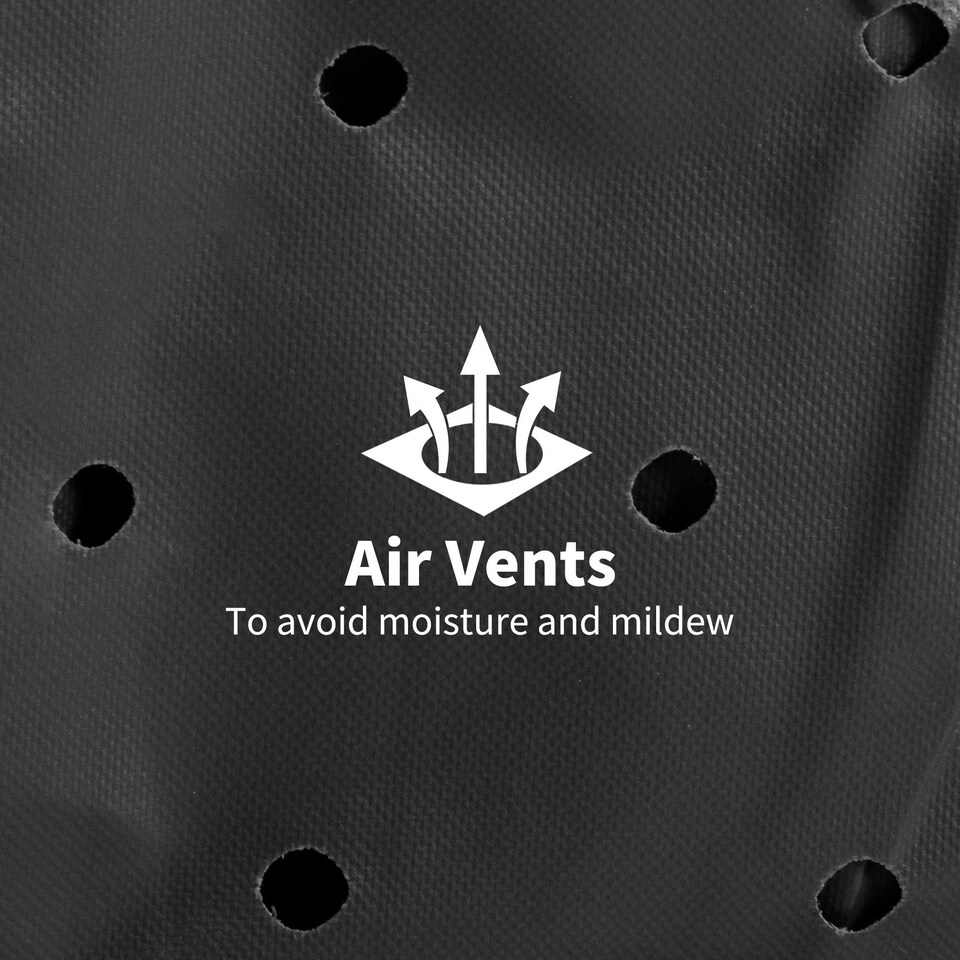 image 1 of Outsunny Large Outdoor Set Round Cover Garden Furniture Waterproof