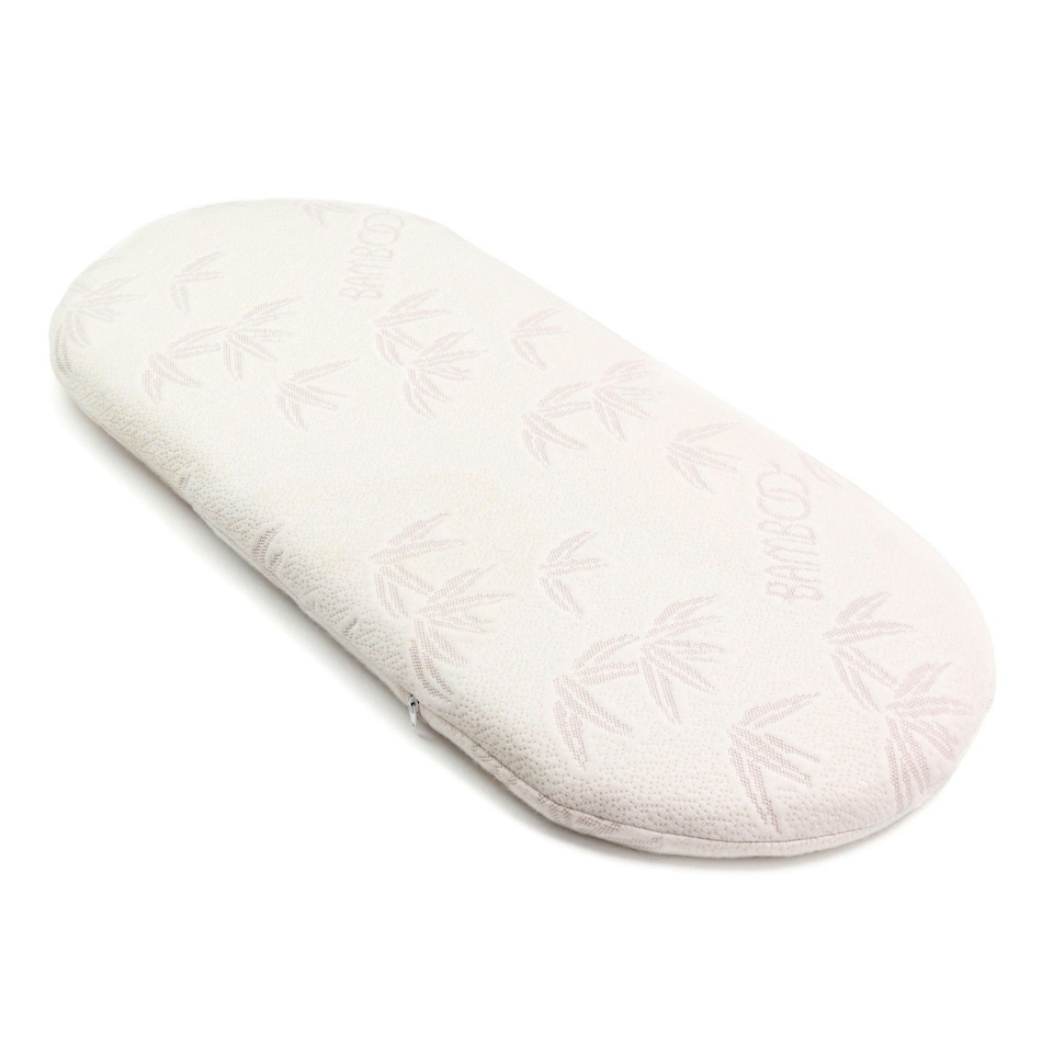 image 1 of Clair de Lune Natural Bamboo Palm Moses Basket/Noah Pod® Mattress