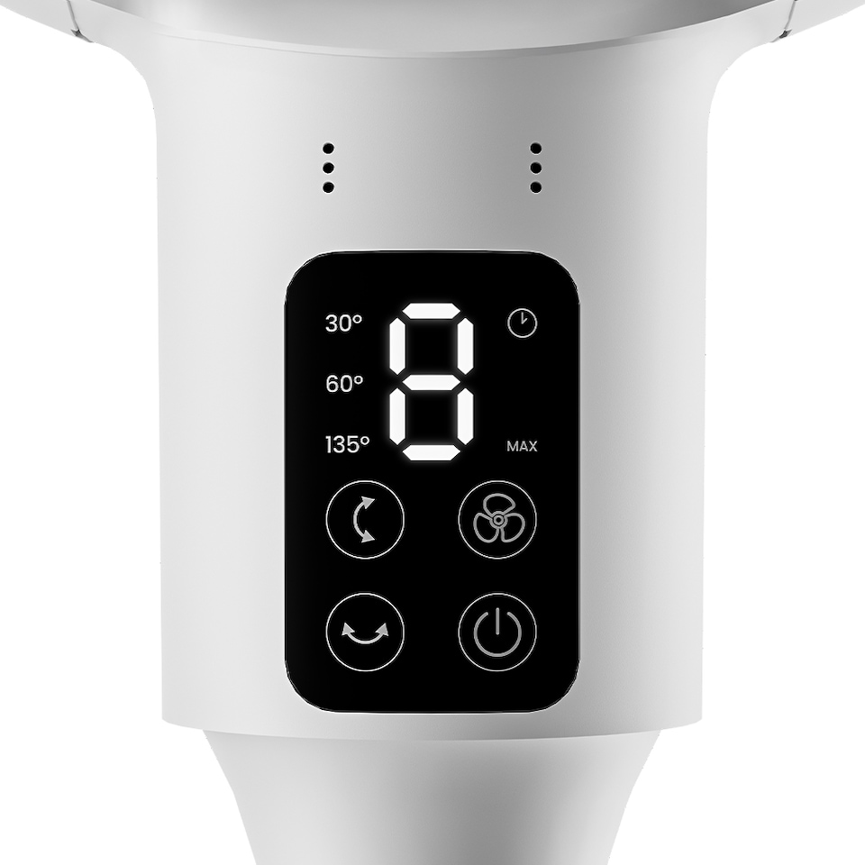 image 1 of Pro Breeze AirFlo Pedestal Air Circulator Fan - White