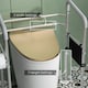 image 4 of HOMCOM Adjustable Toilet Safety Frame with Additional Rubber Tips Storage
