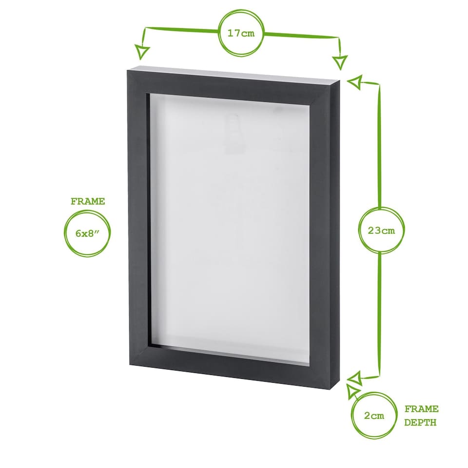 image 1 of Nicola Spring Photo Frame - A5 (6" x 8") - Grey