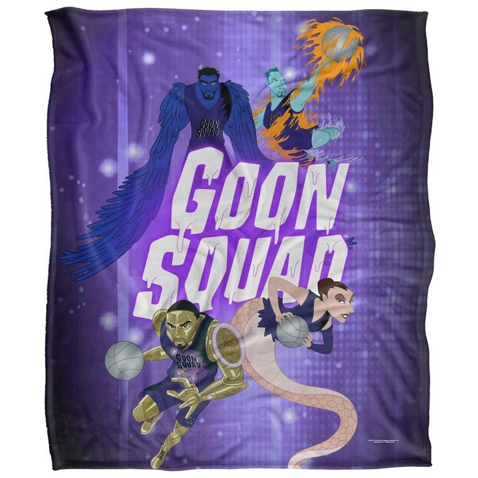 image 1 of Space Jam: A New Legacy Goon Squad Blanket - Multicoloured - One Size