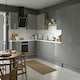 image 2 of 3 Drawer Base Unit 800mm w/ Slab Cabinet Door - Super Gloss Dust Grey Grey | Super Gloss Dust Grey