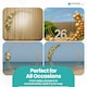 image 10 of Dual Circle Arch Stand Party Background Decoration, Garden Arbors - 260x220cm