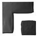 image 3 of KCT Extra Large L-Shaped with Medium Square Garden Furniture Cover Black