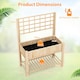 image 2 of COSTWAY Wooden Planter Box Raised Garden Bed Natural N/A