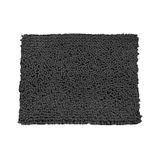 Jumbo Chenille Bobble Bath Mat Non Slip | Grey | Charcoal