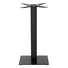 Black cast iron square table base - Small 1050 mm Black