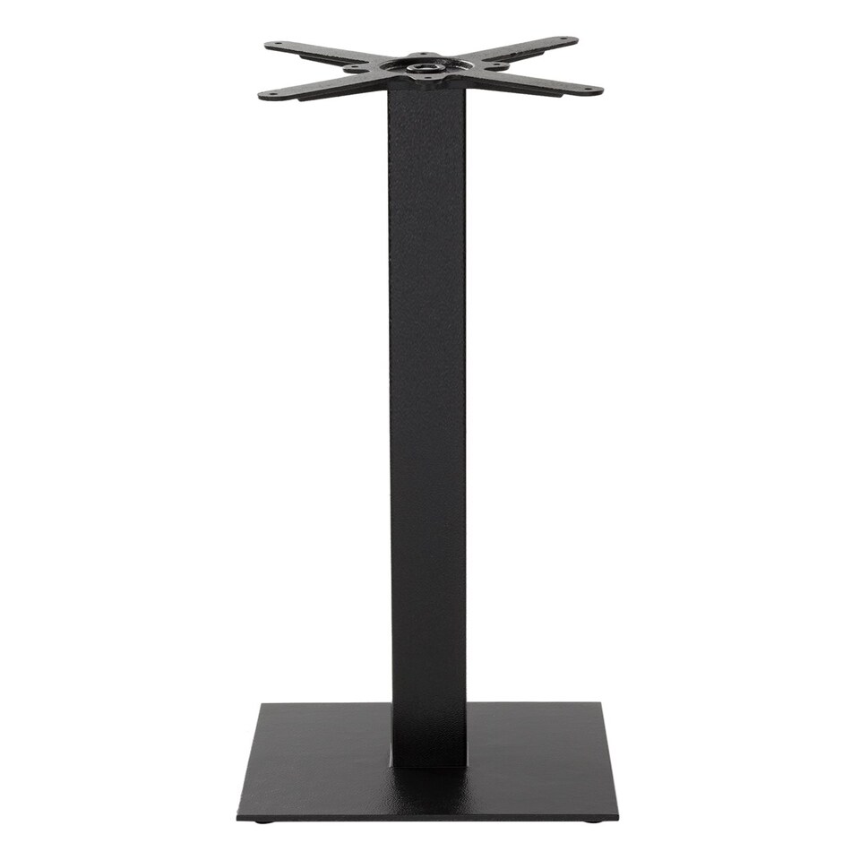 Black cast iron square table base - Small 1050 mm Black