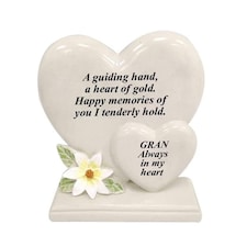 Double Hearts 19 x 18cm - Gran  DF17416-GA