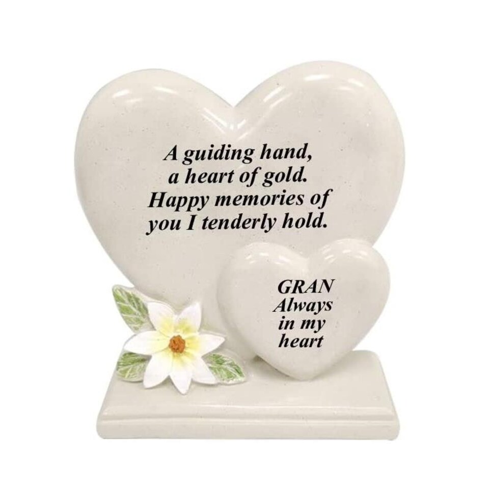 Double Hearts 19 x 18cm - Gran DF17416-GA
