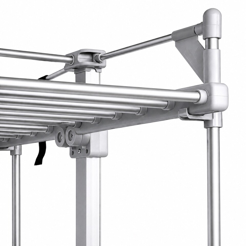 image 1 of 3 Tier Electrical Heated Folding Clothes Horse Airer Dryer with 36 Heated Rails