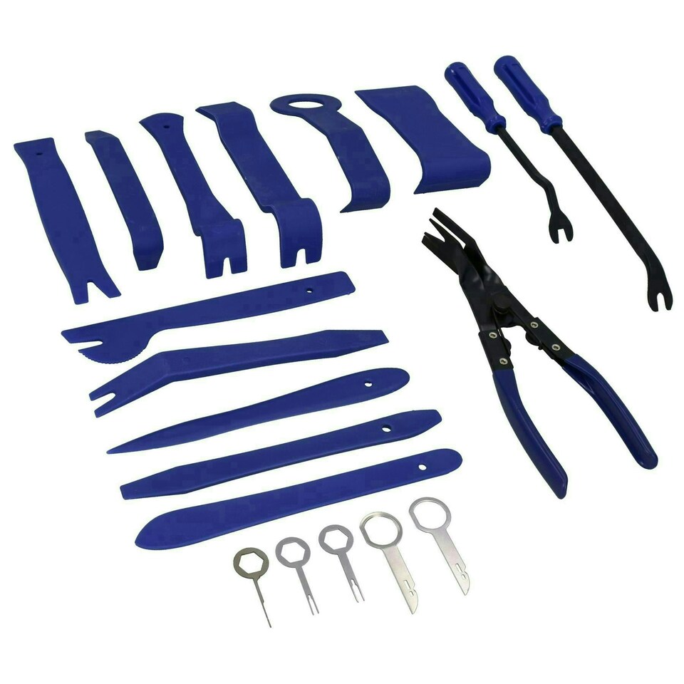 image 1 of 19pc Plastic Car Trim Panel Upholstery Audio Radio Terminal Removal Non Scratch