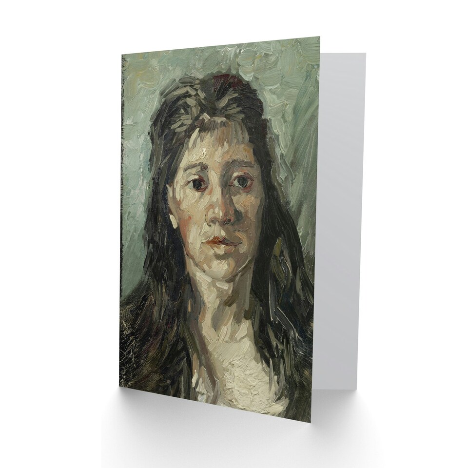 image 1 of Vincent Van Gogh Head Prostitute Blank Art Card